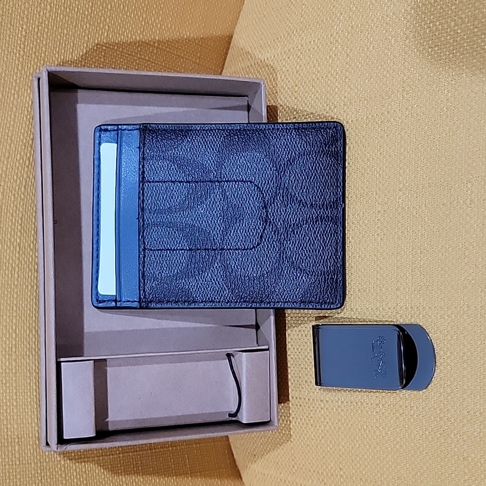 Coach clip wallet - Picture 2 of 3